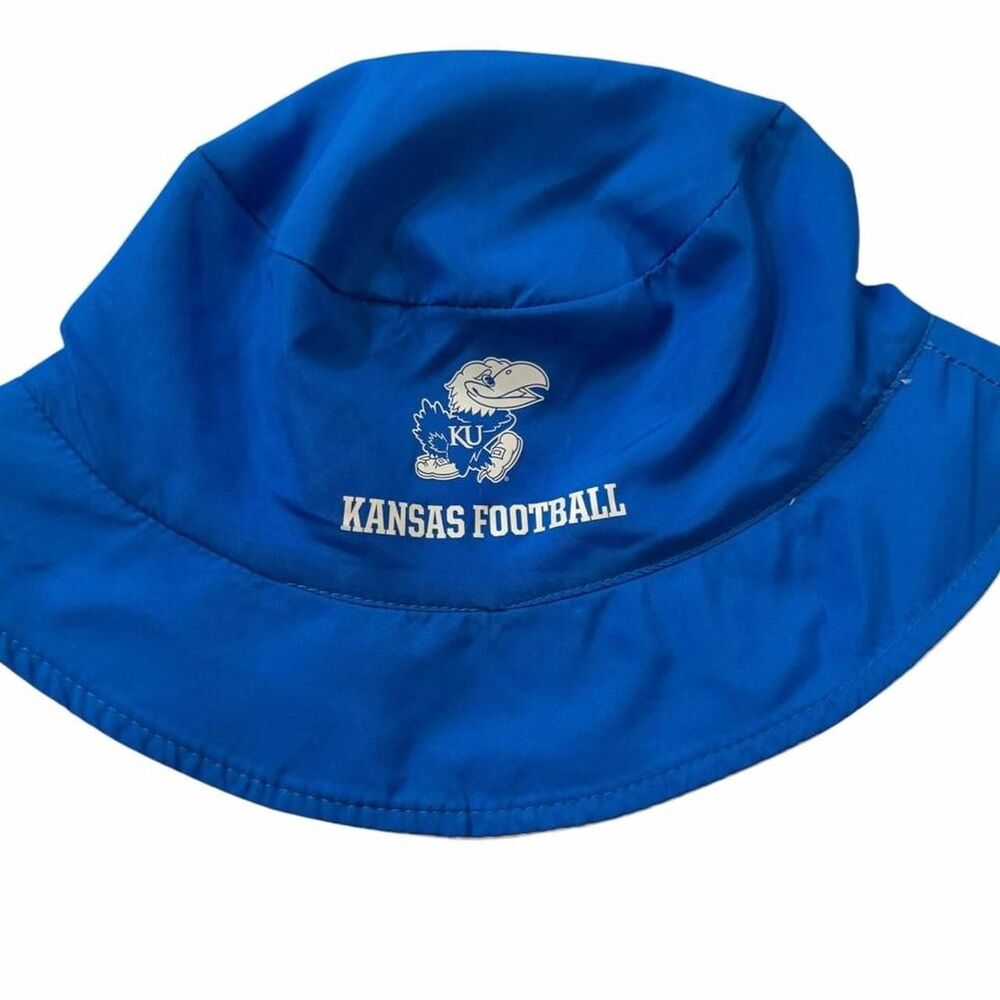 Kansas Jayhawks blue bucket hat